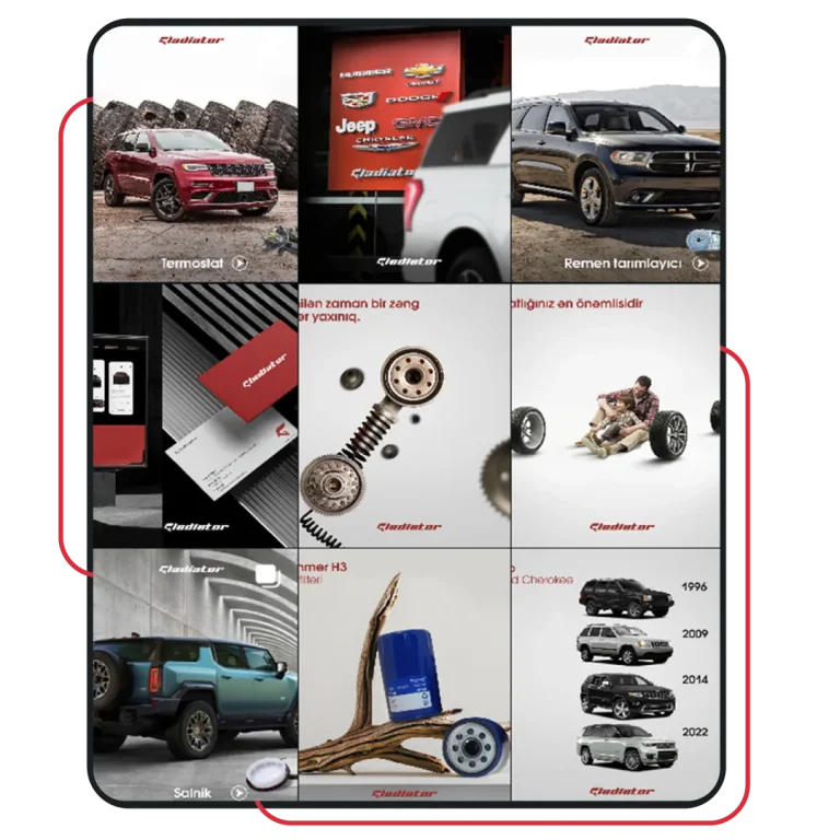 Gladiator - instagram hesabı